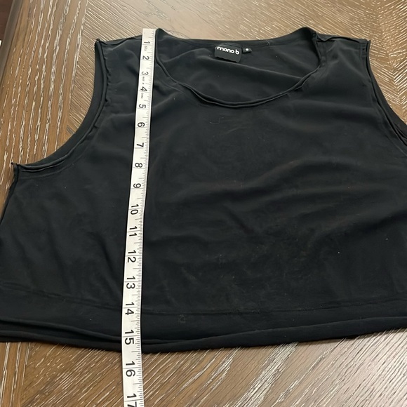 Mono B black sleeveless crop top Size S - Picture 17 of 17
